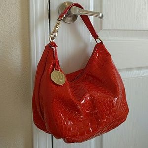 Rare! Hot orange patent bag