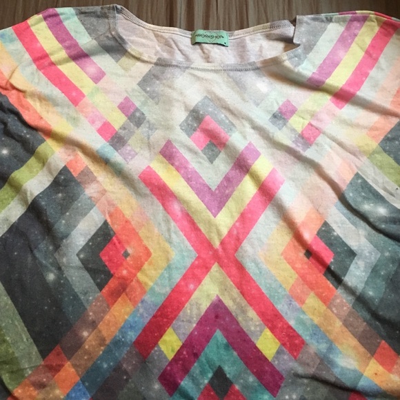 Aztec Crop Galaxy Tee