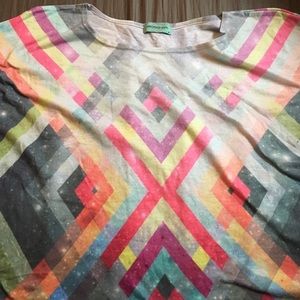 Aztec Crop Galaxy Tee