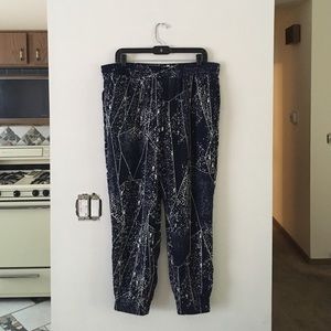 Printed Joggers
