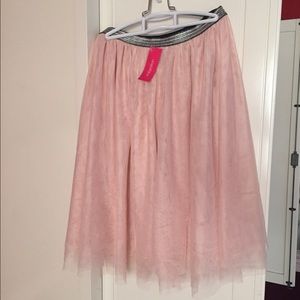 Adult pink tulle skirt