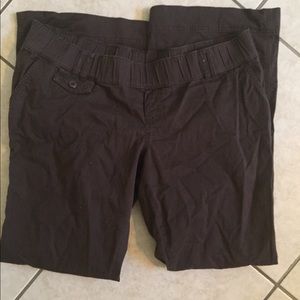 Maternity-brown pants