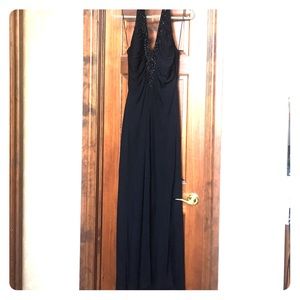 Beautiful black beaded  formal gown