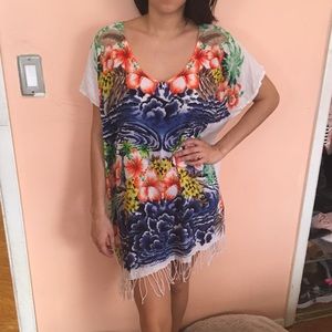 Seafolly Hawaiian Print Cover Up