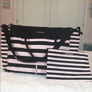 Victoria's Secret weekender tote, makeup bag, tote