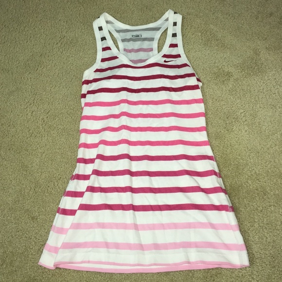 NIKE striped tank top
