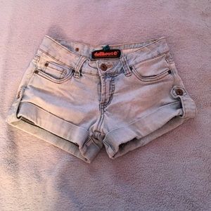 Denim shorts