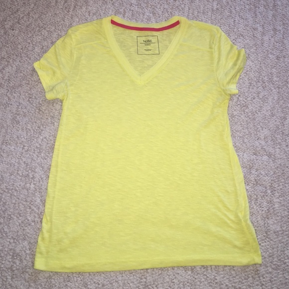 Light yellow (kinda neon) T-shirt