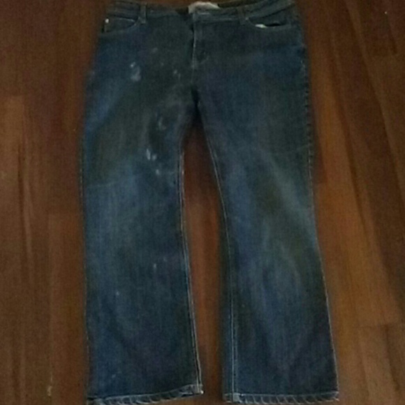 Stretch bootcut jeans
