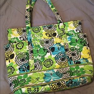 VERA BRADLEY Limes Up tote