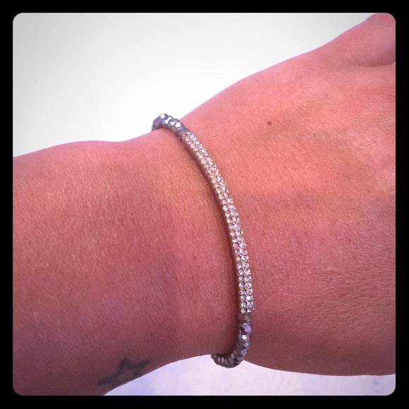 Trendy bling beaded bracelet