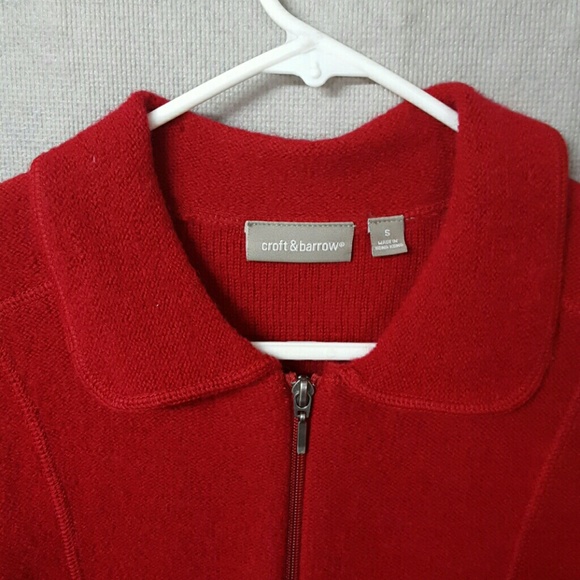 Croft & Barrow 100% wool Cardigan - Picture 2 of 4