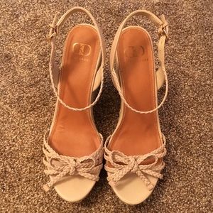 NWOT Kelsi Dagger Wedge Sandals