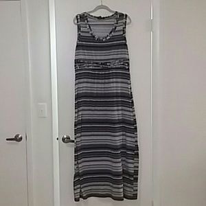 Striped long dress