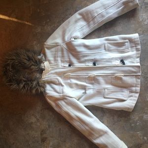 White winter coat