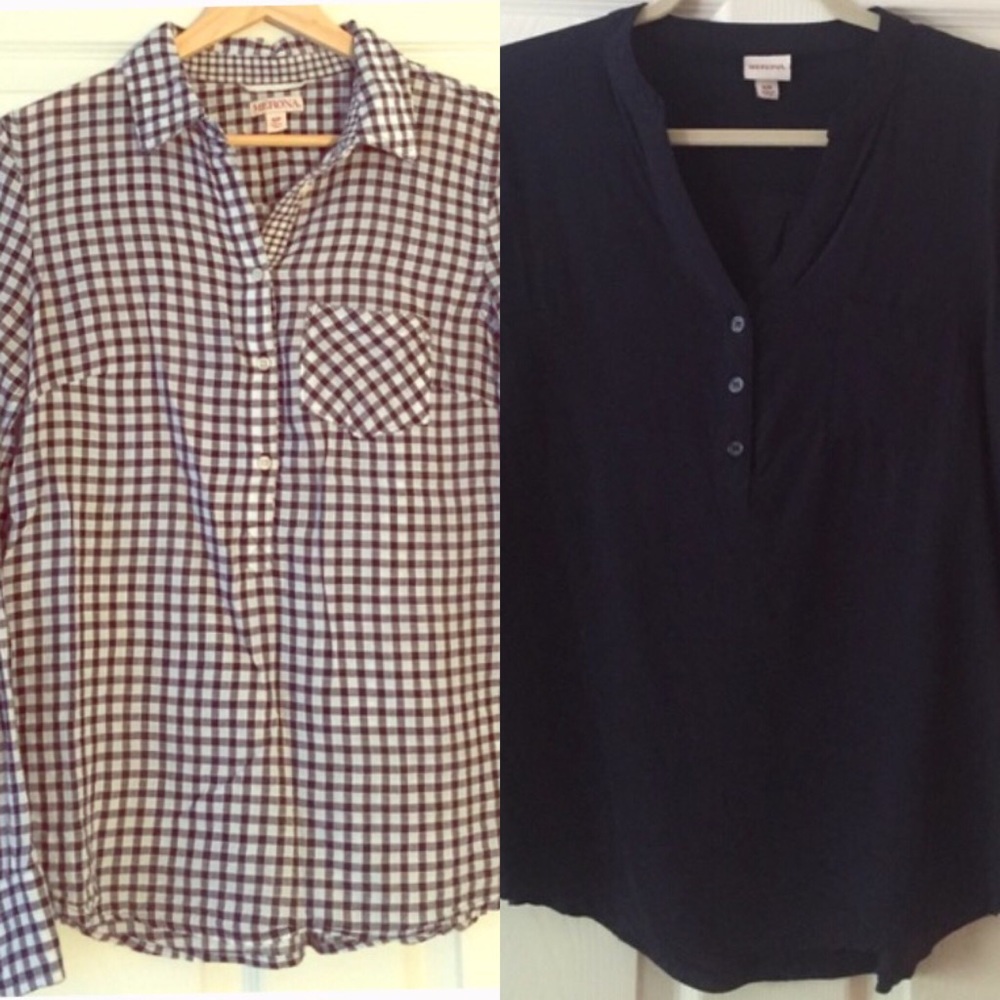 Set of 2 Long/3/4 Sleeve Blouses