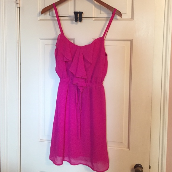 Forever 21 Hot Pink Dress- Small
