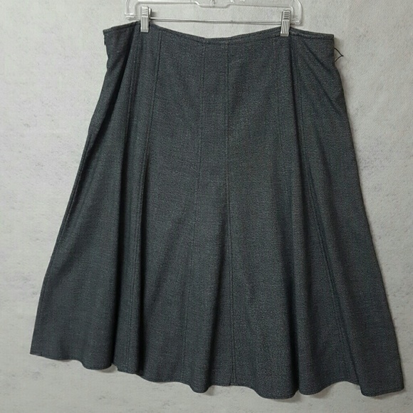 Dressbarn Charcoal dressy Skirt