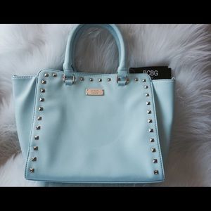 BCBG baby blue satchel