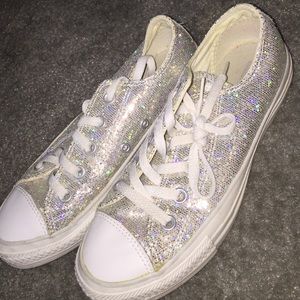 Converse Sparkly Silver