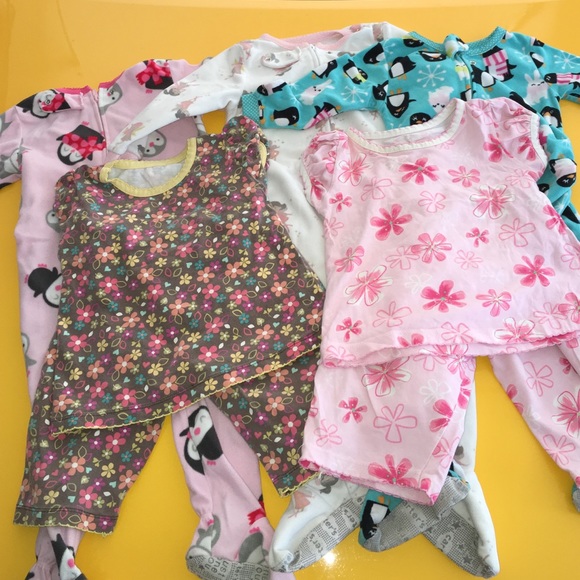 Bundle of sleeping clothes