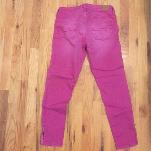 Pink American eagle jeans - Picture 2 of 3