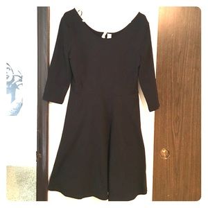 Super simple H&M black jersey dress