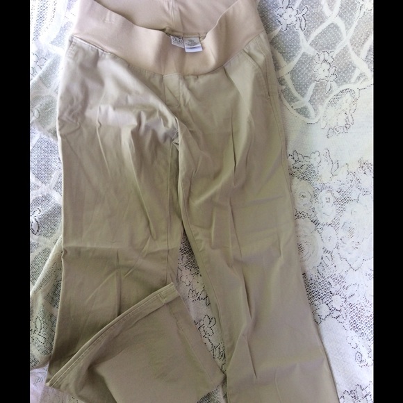 Maternity khaki pants Size S