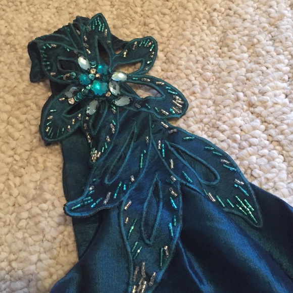Teal formal dress - Picture 4 of 4