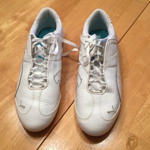 Puma white sneakers 8.5