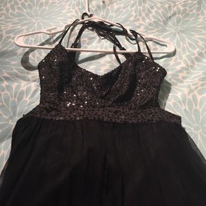 Forever21 black sequin dress