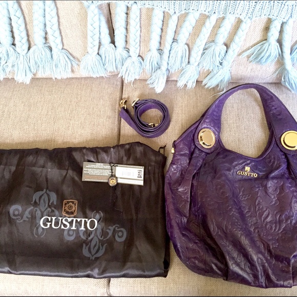 Gustto Balna floral embossed convertible hobo - Picture 3 of 4