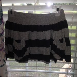 Tight waist soft fabric skirt