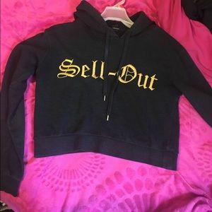 Crop top hoodie