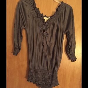 Tasseled 3/4 Sleeve Top