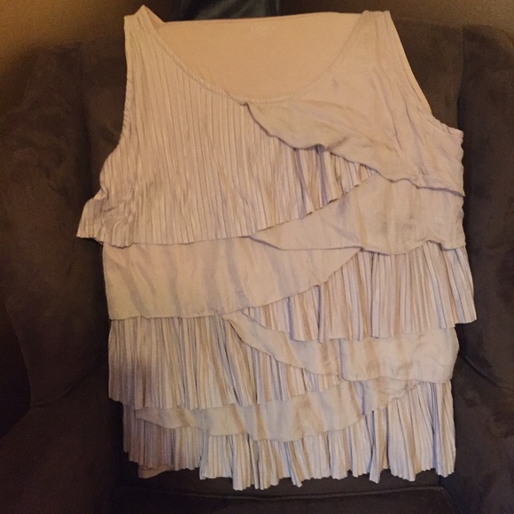 Loft ruffle tank - Picture 2 of 4