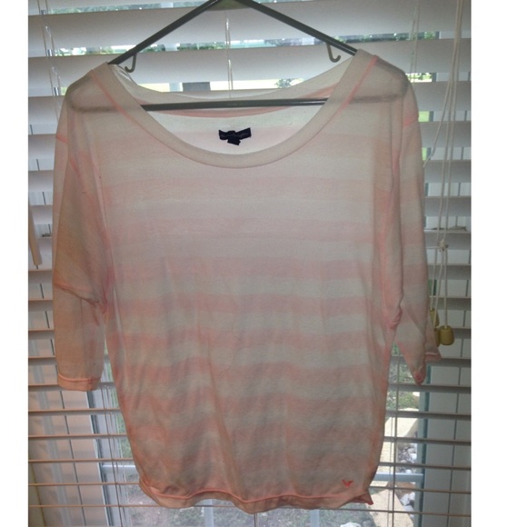 AE relaxed quarter sleeve shirt