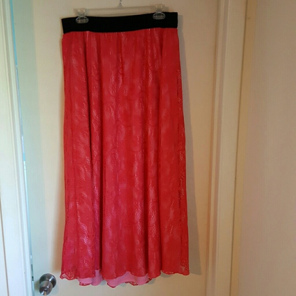 LuLaRoe Lucy skirt sz L