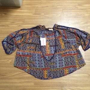 Open Back and ties at neck Blouse