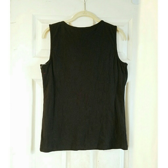 NWT| Karen Scott {FLORAL EMBELLISHED BLOUSE} - Picture 4 of 5