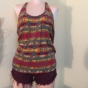 OBEY Aztec Pattern Tank