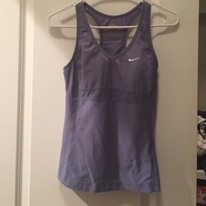 Nike tank with built in bra size M