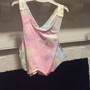 tye dye crop top.