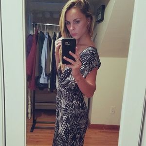 BOHO Jumpsuit Blk/white