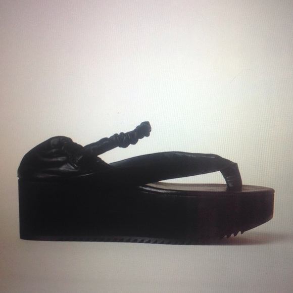 Yohji Yamamoto Geta Sandals NWT