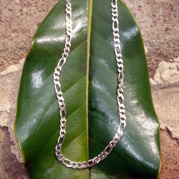 Vintage Sterling silver Figaro chain - 925 Italy