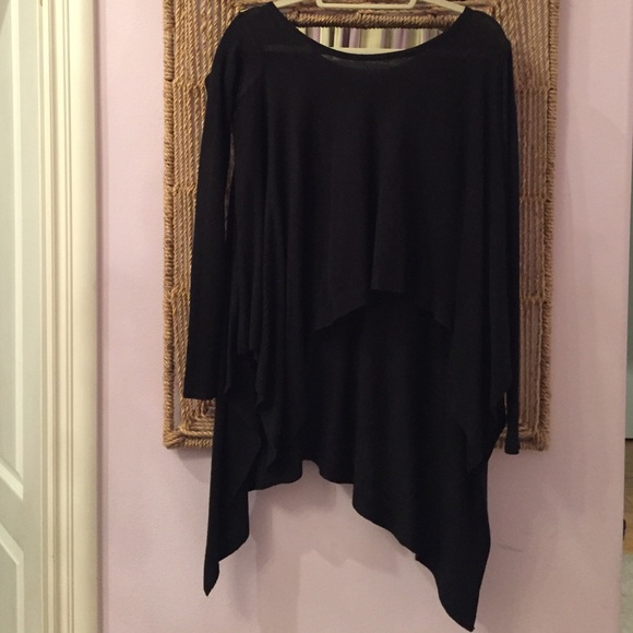 Black asymmetrical sweater lulu lemon
