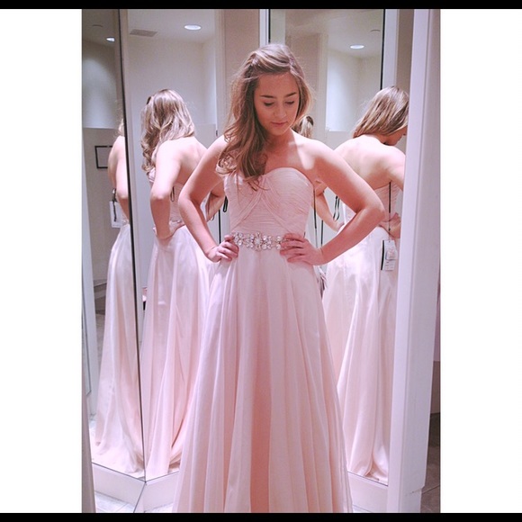 Pink Chiffon prom dress - Picture 1 of 3