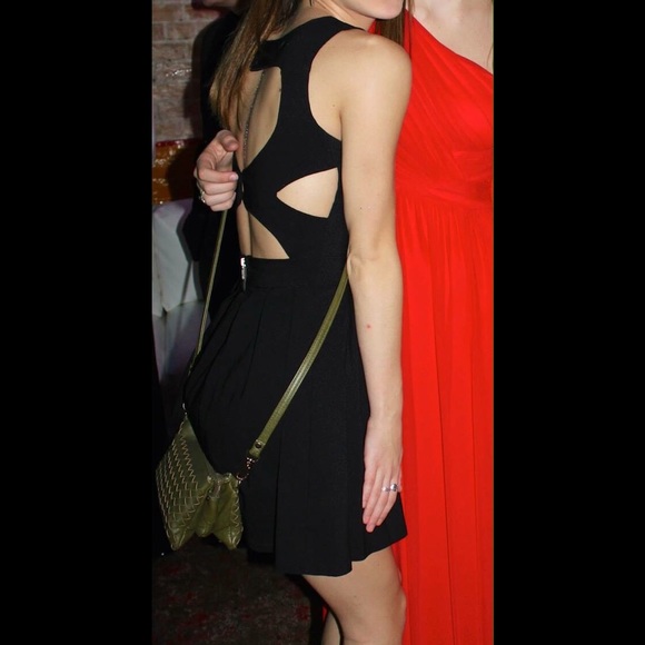 Black Heart Back Dress