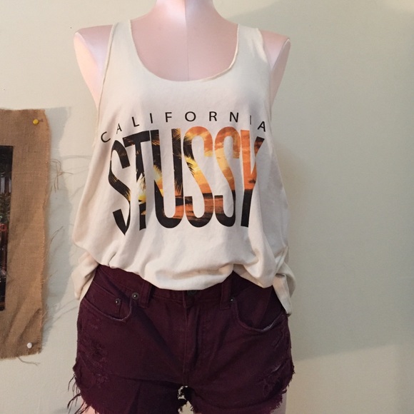 STUSSY High-Low Tank